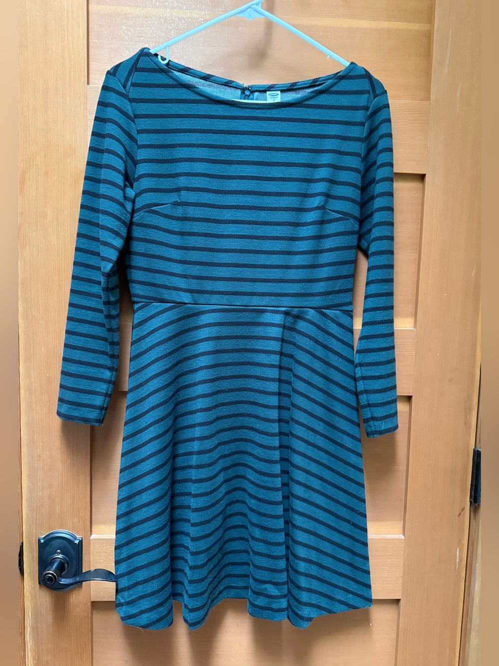 Old Navy | Dresses | Old Navy Navy And Black Striped Dress | Poshmark